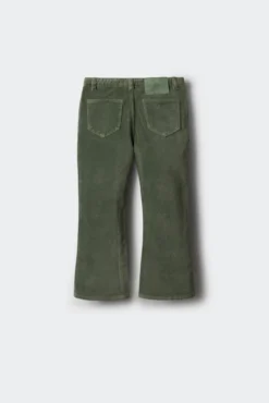 Pantalon flare velour niña