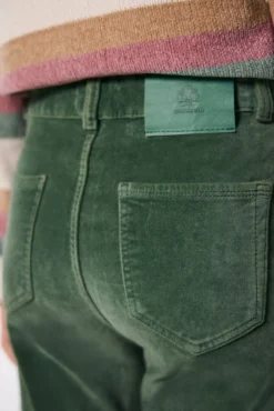 Pantalon flare velour niña