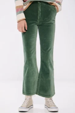 Pantalon flare velour niña