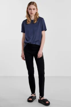 Pantalon largo recto viscosa