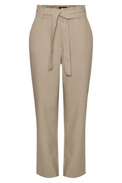 Pantalon recto de cintura alta