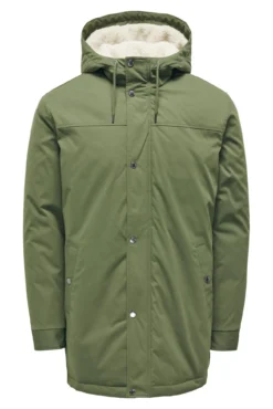Parka con capucha