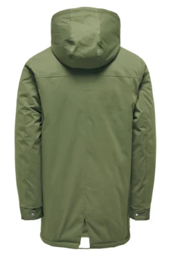 Parka con capucha