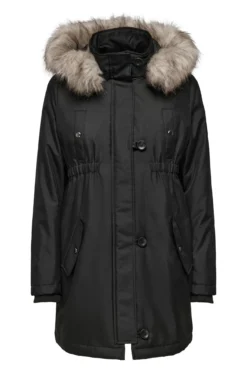 Parka premamá con capucha detalle pelo