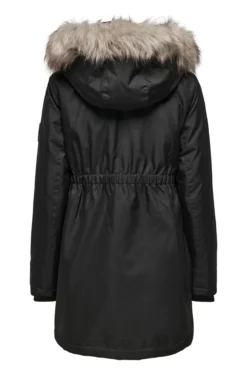 Parka premamá con capucha detalle pelo