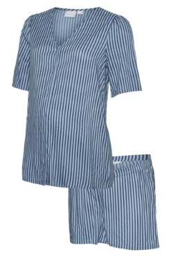 Pijama corto de algodón maternity