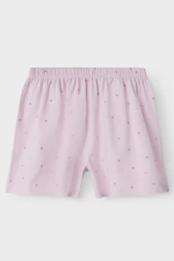 Pijama de manga corta print corazones