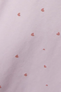Pijama de manga corta print corazones
