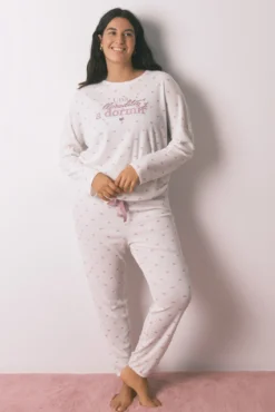 Pijama largo La Vecina Rubia tejido Waffle