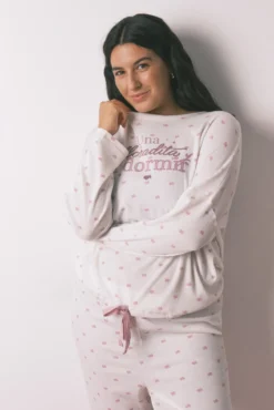 Pijama largo La Vecina Rubia tejido Waffle