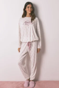 Pijama largo La Vecina Rubia tejido Waffle