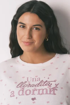 Pijama largo La Vecina Rubia tejido Waffle