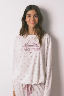 Pijama largo La Vecina Rubia tejido Waffle
