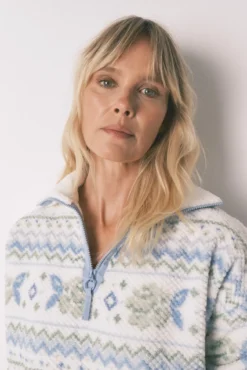 Pijama largo polar Jaquard