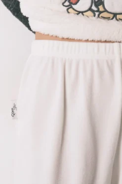 Pijama largo polar pelo suave bordado Pingu