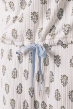 Pijama largo super soft flores