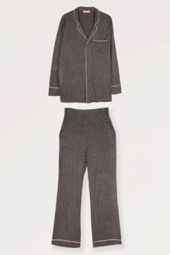 Pijama Premamá Con estampado corbatero