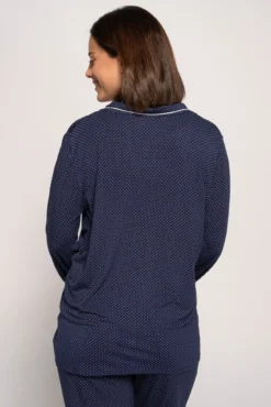 Pijama Premamá Con estampado de topos