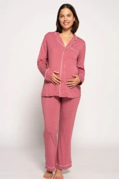 Pijama Premamá Con Topos