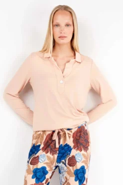 Pijama punto estampado floral