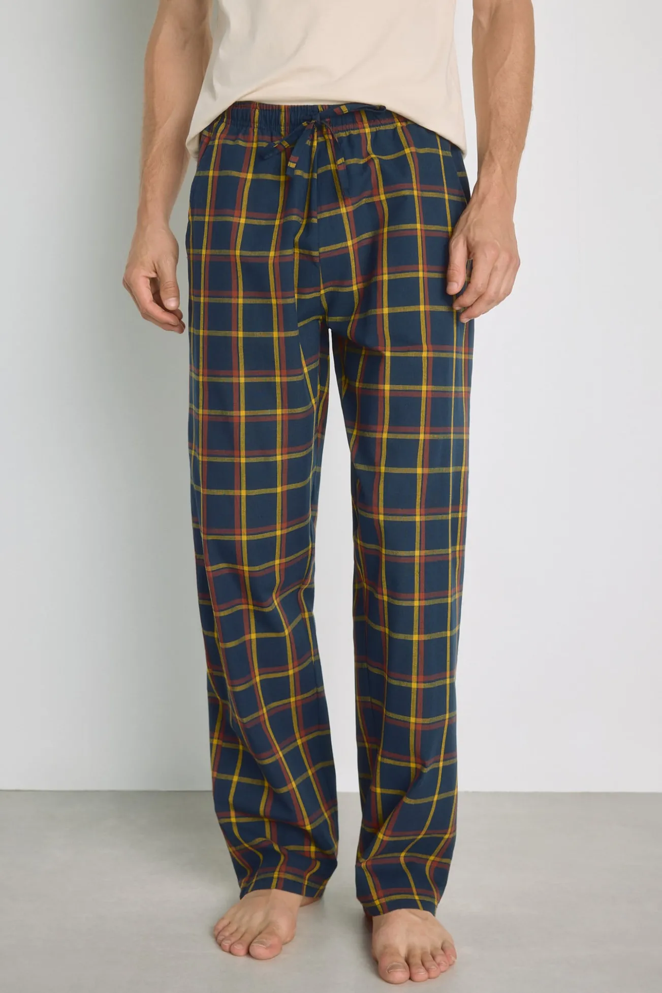 Pijama punto y tela
