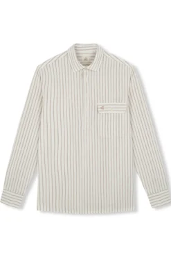 Polera de algodón con lino