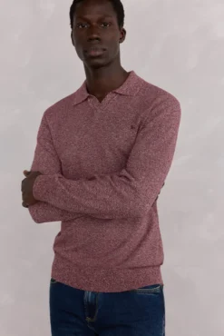 Polo collar torzal liso