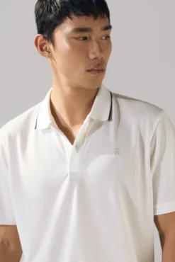 Polo coolmax® cuello jacquard