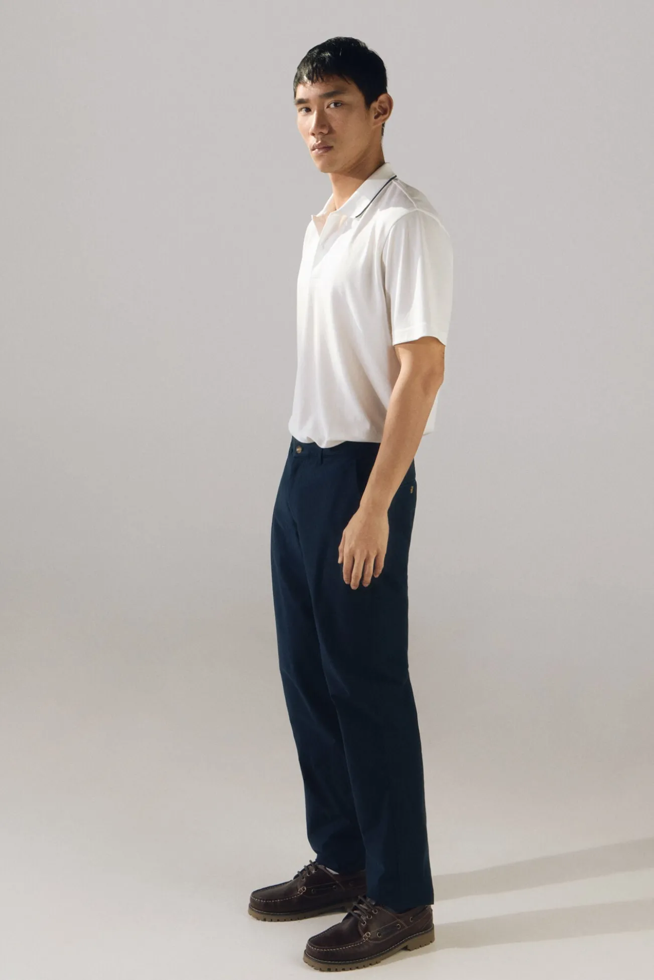 Polo coolmax® cuello jacquard