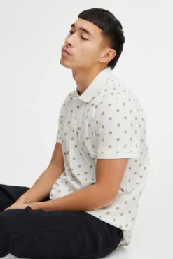 Polo de Algodón Regular Fit Estampado