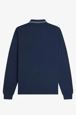 Polo de hombre de piqué de manga larga