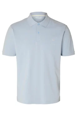 Polo de manga corta con logo bordado 100% algodón orgánico.