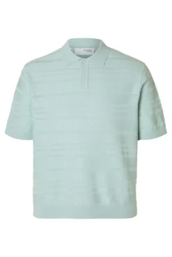 Polo de punto estructura de manga corta