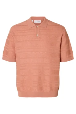 Polo de punto estructura de manga corta