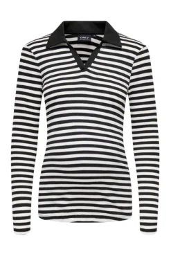 Polo de rayas maternity