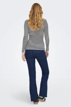 Polo de rayas maternity