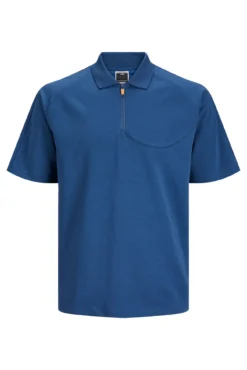 Polo estándar fit con cremallera