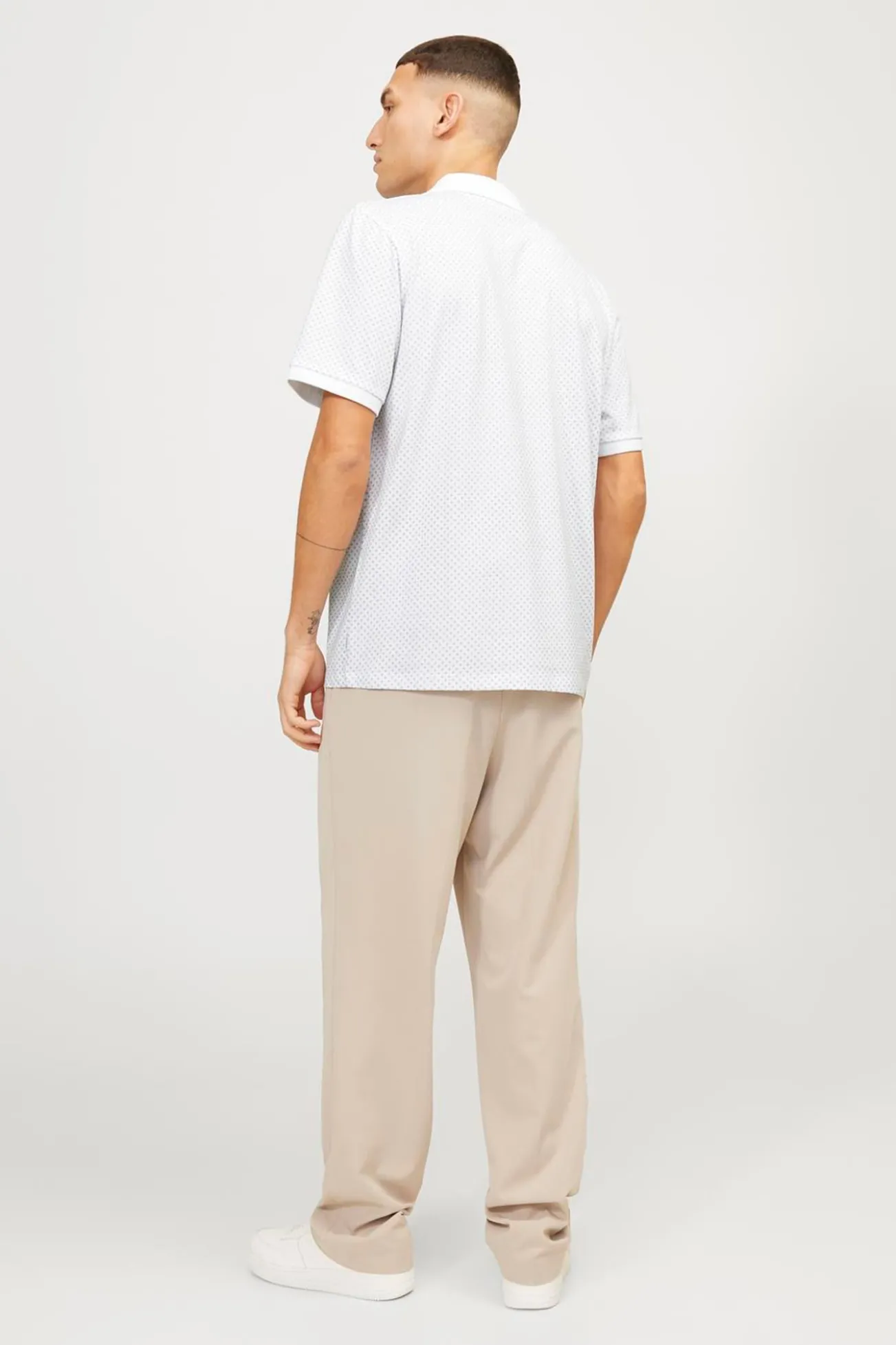 Polo estándar fit estampado