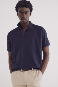 Polo estructura regular fit