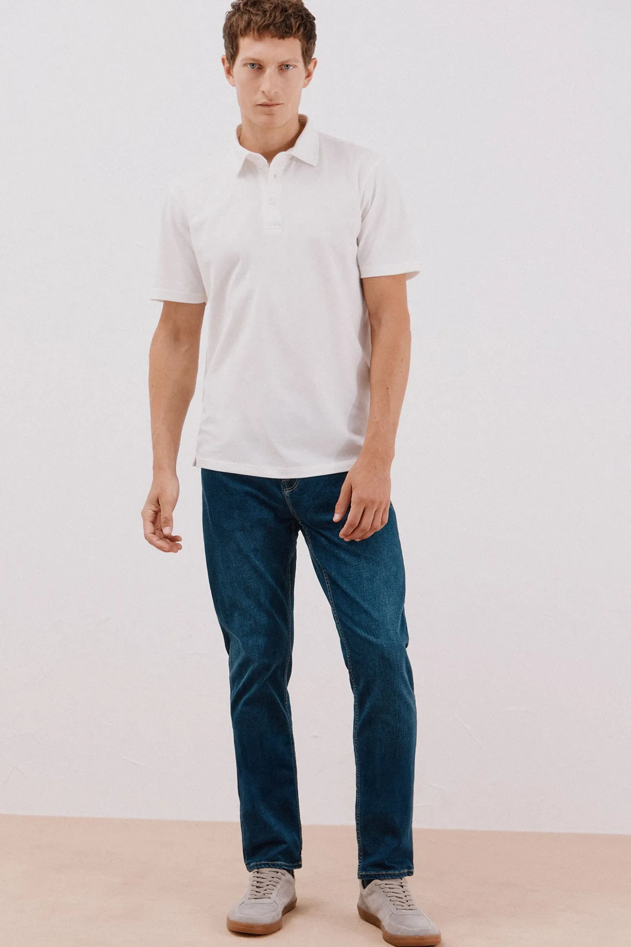 Polo liso piqué