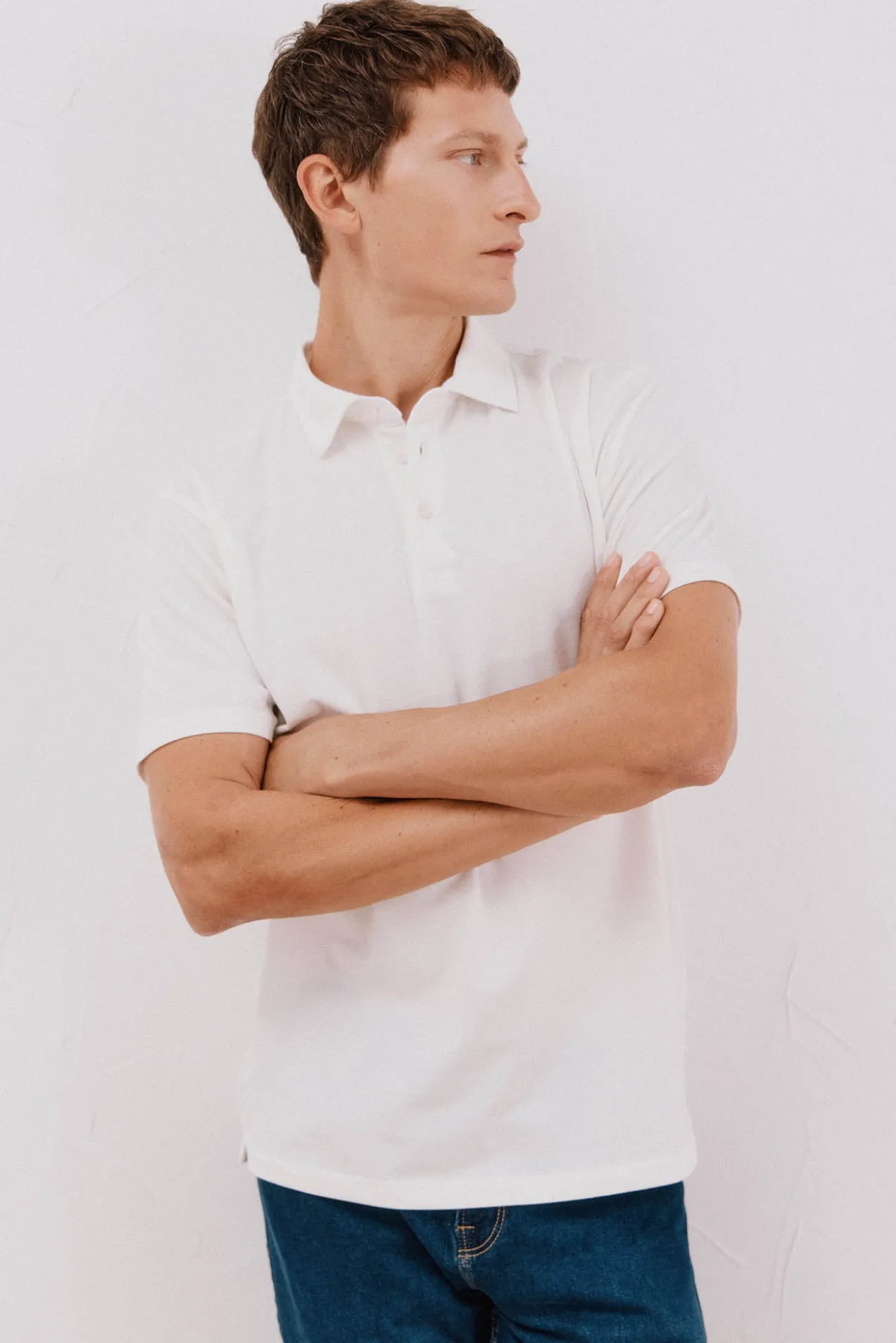 Polo liso piqué
