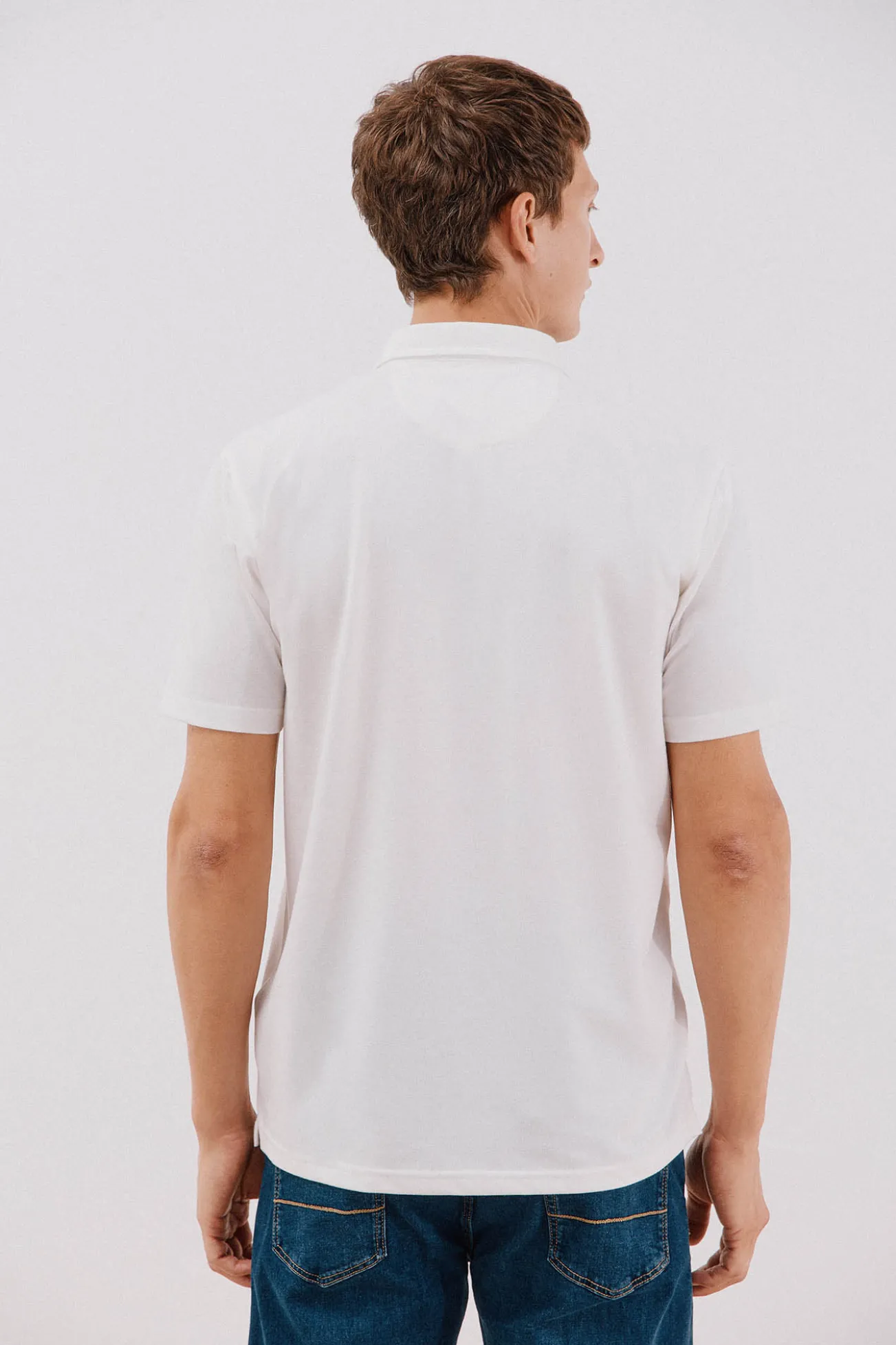 Polo liso piqué