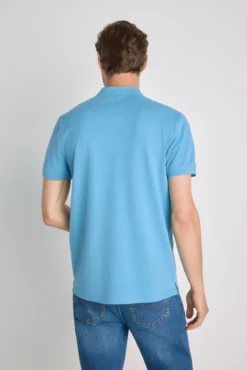 Polo manga corta cuello mao