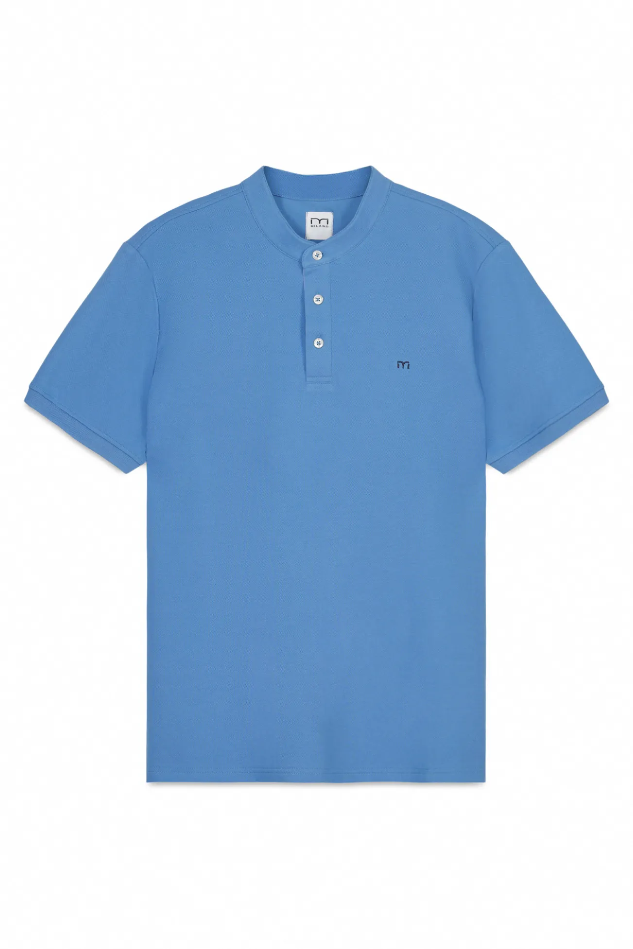 Polo manga corta cuello mao