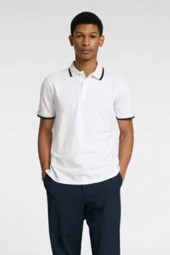 Polo manga corta piqué