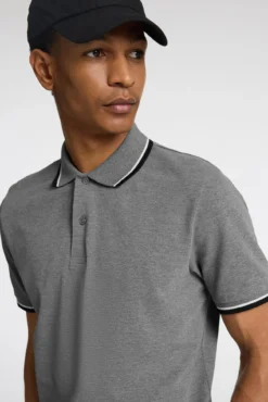 Polo manga corta piqué