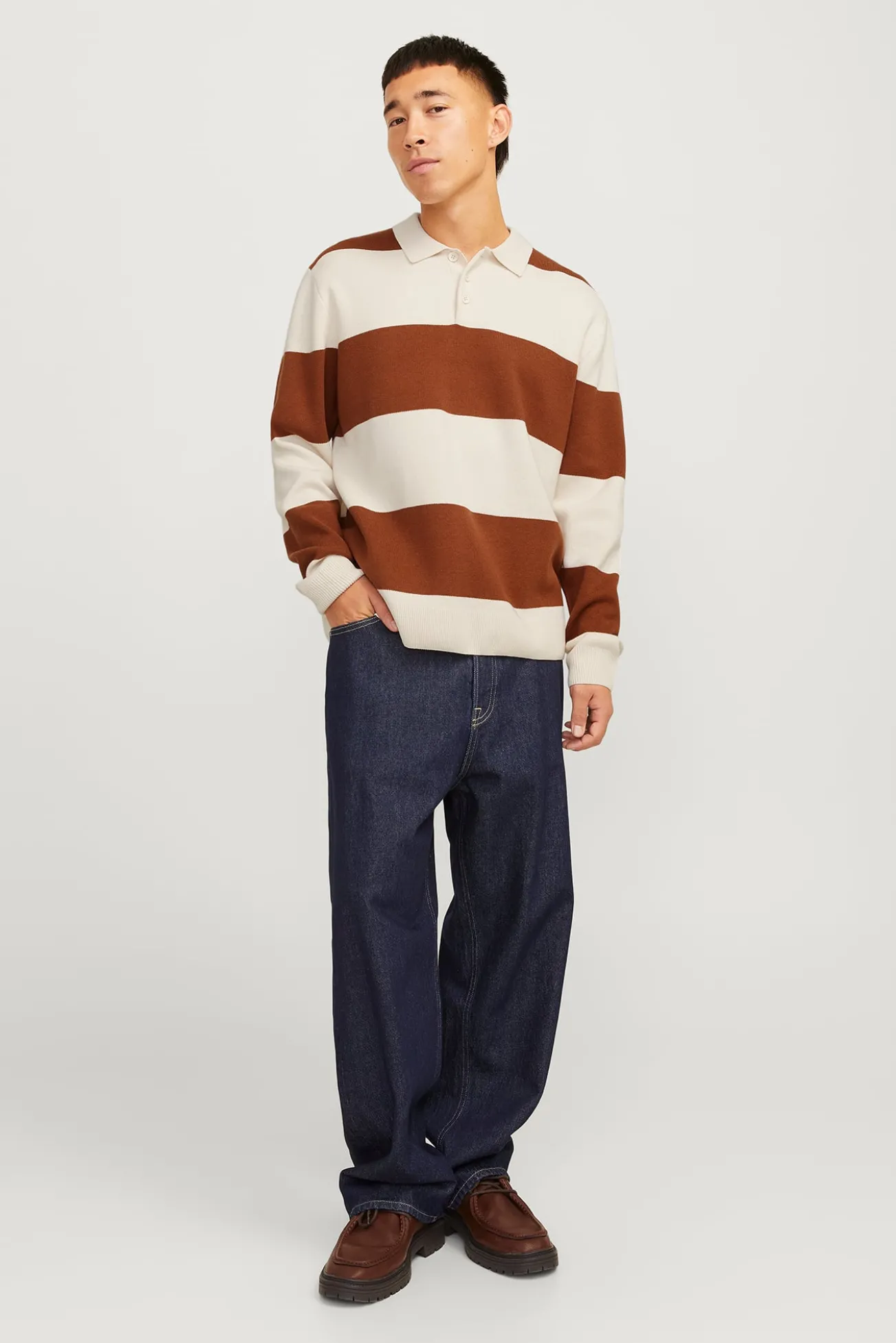 Polo mangas largas punto