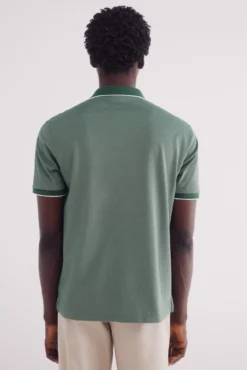 Polo oxford cuello contraste regular fit