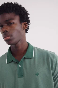 Polo oxford cuello contraste regular fit