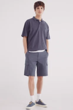 Polo piqué boxy fit